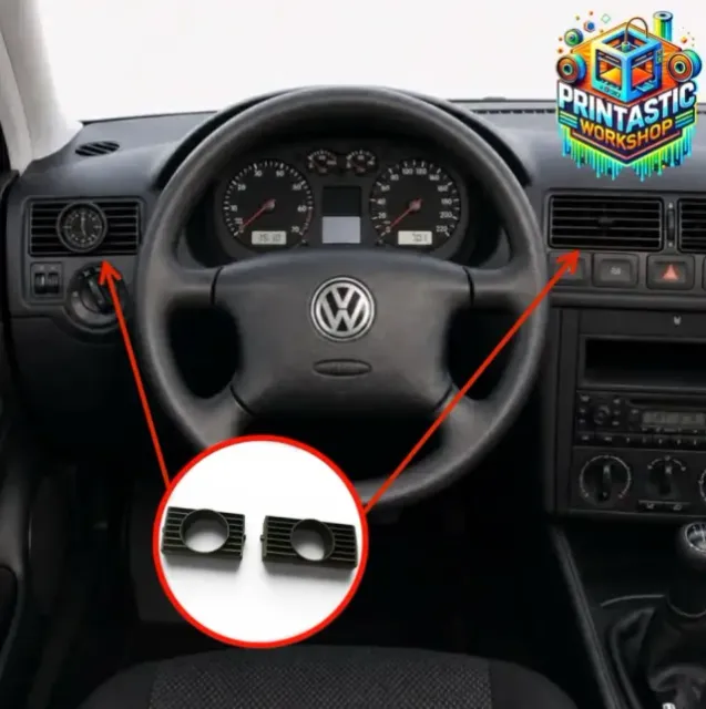 VOLKSWAGEN GOLF 4 AIR VENT GAUGE MOUNT (MK4) – 52MM