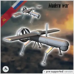 Yakovlev Pchela-1T UAV soviet drone - miniatures warhammer t