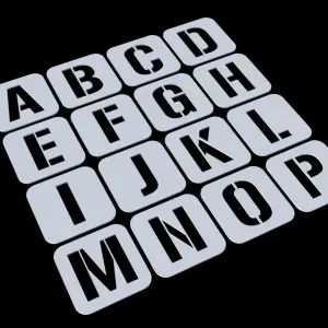 Quality Stencils - Full Alphabet & Numbers