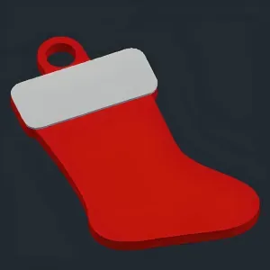 Llavero de Calcetín de Santa Claus