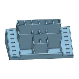 Angled USB + Desktop Organizer