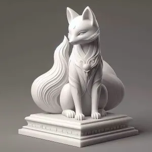 3693 Fox Spirit in Pu Song Ling Style fantasy gothic STL