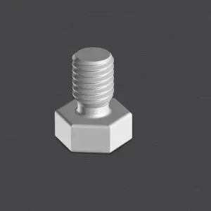 ISO Hex Screw M8 L=12-80[mm], M8 Hex Nut