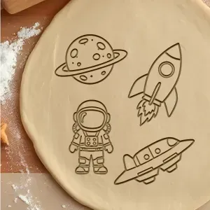 Space Set Cookie Cutter, Biscuit Cutter