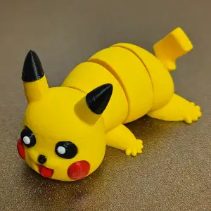 Articulated Pikachu Flexi - Multi Part, No CFS / AMS Needed