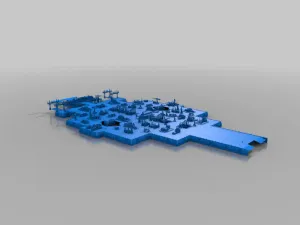 epic40k - centaurus divide bridge port - terrain