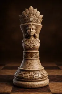 Mayan Empire Thematic Chess Queen 3MF