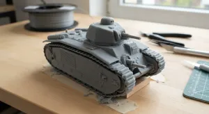 Renault B1 bis (1940) quick print in 2 pcs