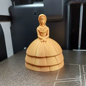 Elegant Victorian Lady Figurine