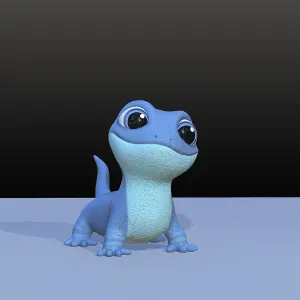 Cute lizard Frozen 2 | Bruni