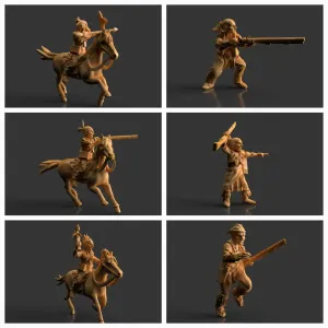 Soldier Set of 5 Figures