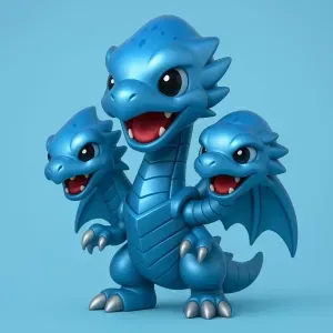 3 Headed Dragon Model