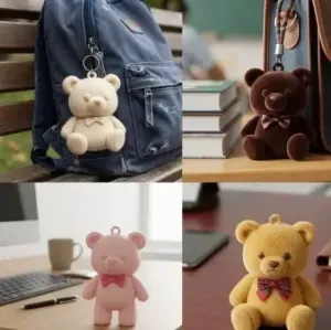 Cute Teddy Bear Chibi Keychain & Gift Toy