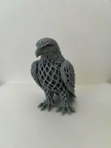 Majestic Eagle-3D Print Detailed eagle design