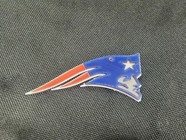 New England PATRIOT. Layered design for color printing. — Image 2 of 5