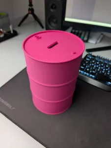 XXL Barrel Coin Bank – Screw-Top and cool Spill Pallets !!!