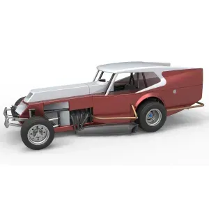 Vintage Dirt Modified stock car Version 5 Scale 1:25