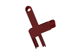 GoPro Holder for Ender 3 series with filament feeder hole.