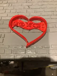 Love u cookie cutter