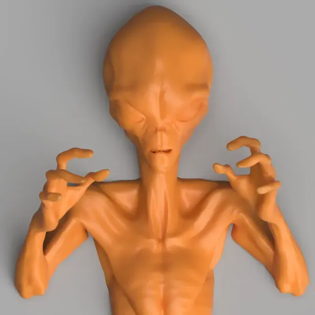 3D ALIEN WALL ART - PERFECT FOR HALLOWEEN! - *SUPPORT FREE* — Фото 4 из 9