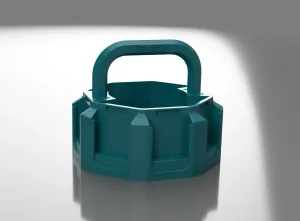 Work case for 8 Makita batteries