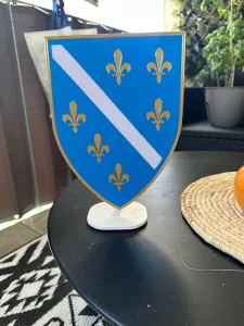 Flag of Bosnia on Wall or Desk