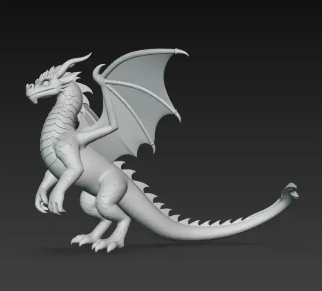 bipedal winged dragon — Фото 2 из 6