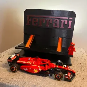 Lego F1 Speed Champions Display Stand 1-2 level Ferrari