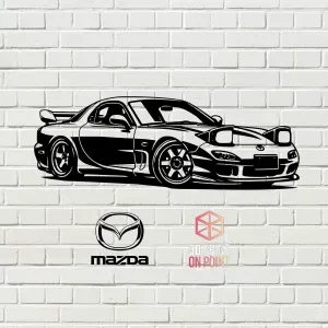 Mazda RX-7 FD - 2D WALL ART