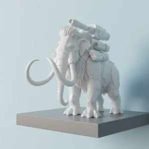 Futuristic war mammoth