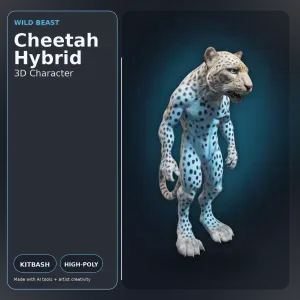 Creature Kitbash Collection – High-Poly Fantasy & Sci-Fi