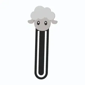 Sheep Head - Farm Animals - Bookmark vs (Double Sided)