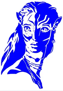 Neytiri stencil
