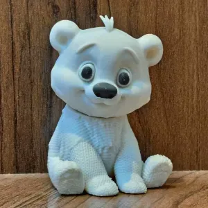 Baby Polar Bear - No AMS - No Supports - Head+Body
