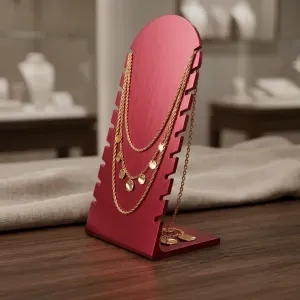 Necklace Display Stand – Single-Piece Support-Free - 110