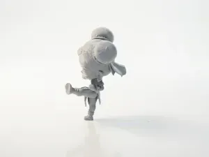 Chibi Chun Li Fighter Figurine 3D Printable