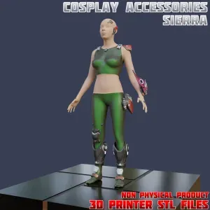 Sci-fi Sierra Cosplay Accessories Overwatch