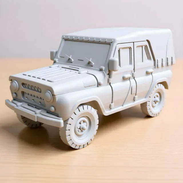 UAZ-469 War Vehicle Miniature Replica