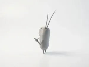 Plankton Figurine Spongebob Animation 3D Printable