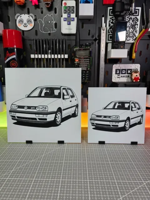 Golf MK3 GTI - Hueforge - 3 Colors — Image 4 of 7
