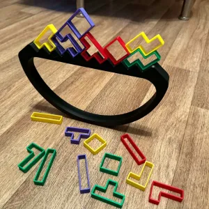 Playful for children Balancing block stacking