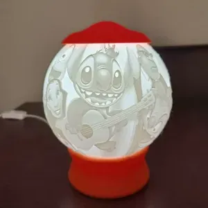 Lilo & Stitch Lithophane Night Lamp