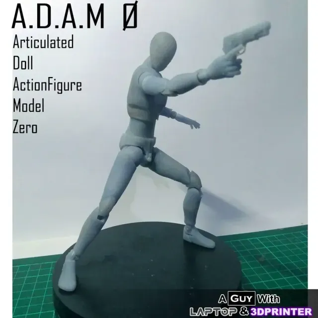 RESIN A.D.A.M 0 (ARTICULATED DOLL ACTIONFIGURE MODEL 0) ACTI