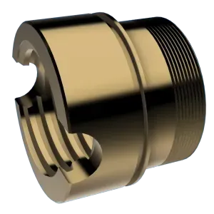 MINIATURE IQ-35 SPINDLE NUT KEYCHAIN