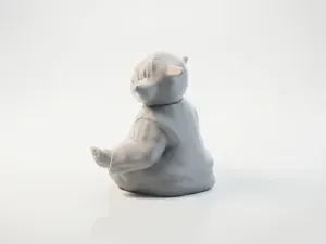 Meditating Yoda Figurine Star Wars 3D Printable