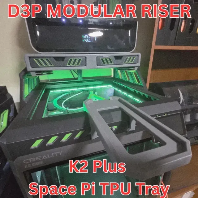 K2 Plus Space Pi TPU tray for D3P Riser — Фото 6 из 9
