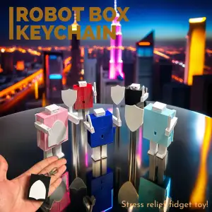 Fidget Transforming Robot keychain | DIY Toy