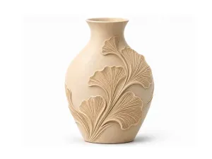 Ginkgo Bloom Relief Vase