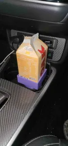 car cup holder to milk carton