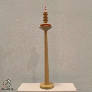 Europaturm Frankfurt – 3D Printable Landmark Model